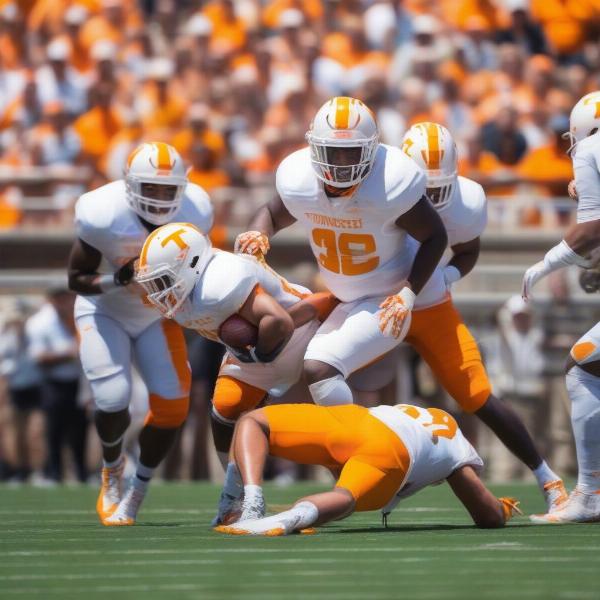 Tennessee Football Spring Game Defense 2024