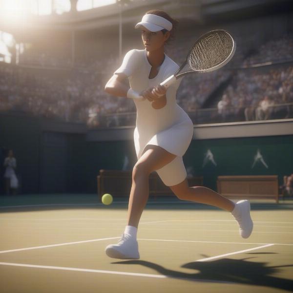 realistic tennis gameplay