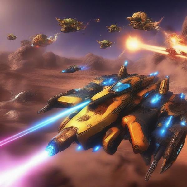 terran defense wars 3rd race gameplay screenshot