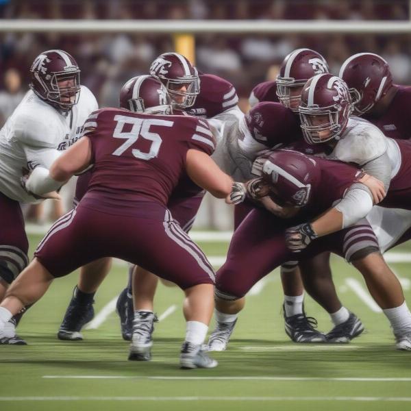 texas aggie football offensive tactics in action