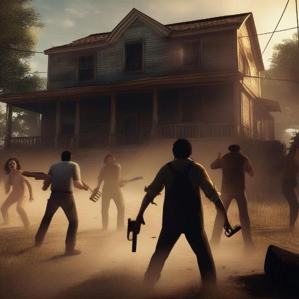 Multiplayer Gameplay in Texas Chainsaw Massacre on Xbox