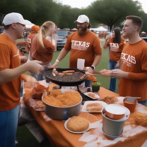 texas football pregame tailgating
