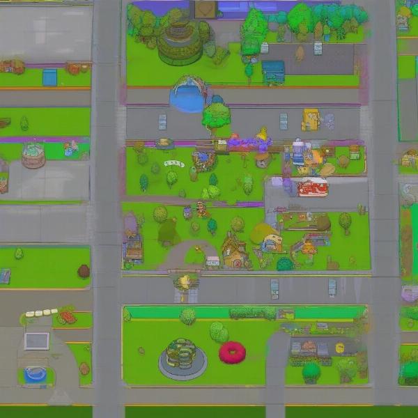 the simpsons game xbox 360 gameplay showing homer rolling