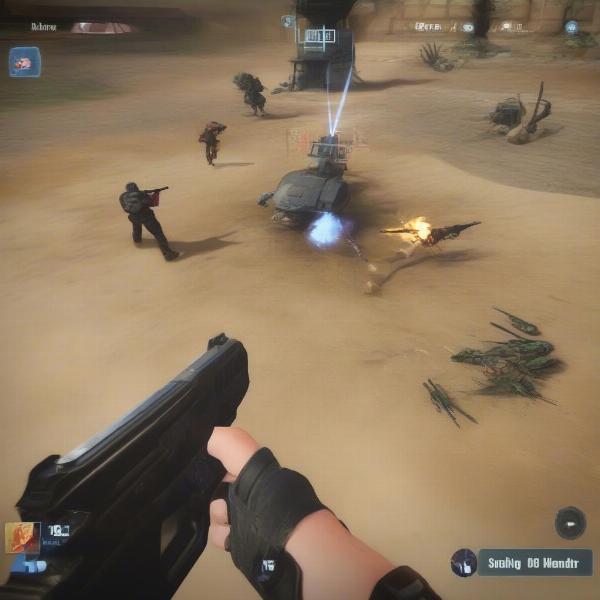 Third-person-shooter-gameplay-mobile-device