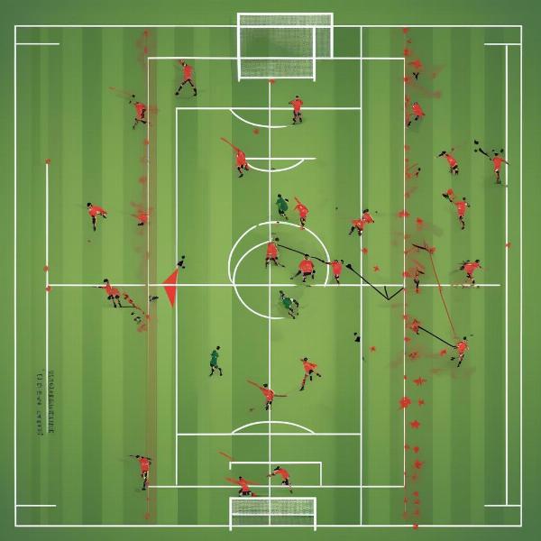 A graphical analysis of the tactical choices made in a Thursday Night Football game