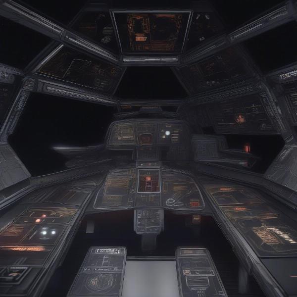 tie fighter cockpit view