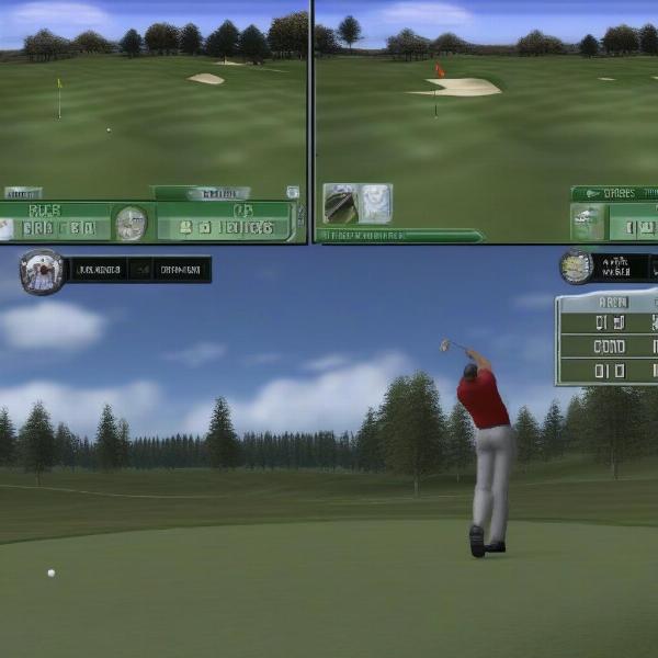 tiger woods psp golf gameplay