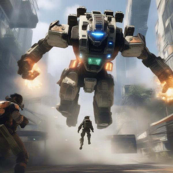 Pilot agility and combat in Titanfall 2 Xbox One