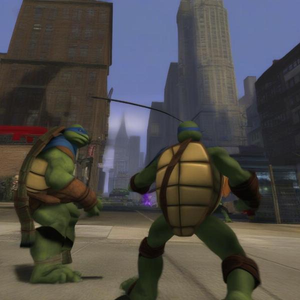 Teenage Mutant Ninja Turtles gameplay on Xbox 360