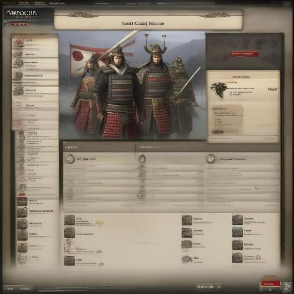 total war shogun 2 clan selection screen