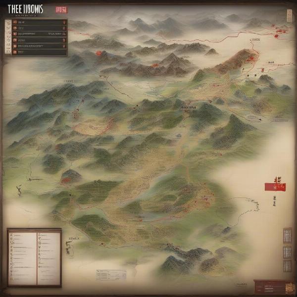 Total War Three Kingdoms Campaign Map