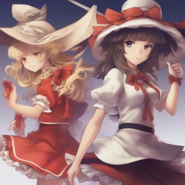 Touhou Main Character Comparison