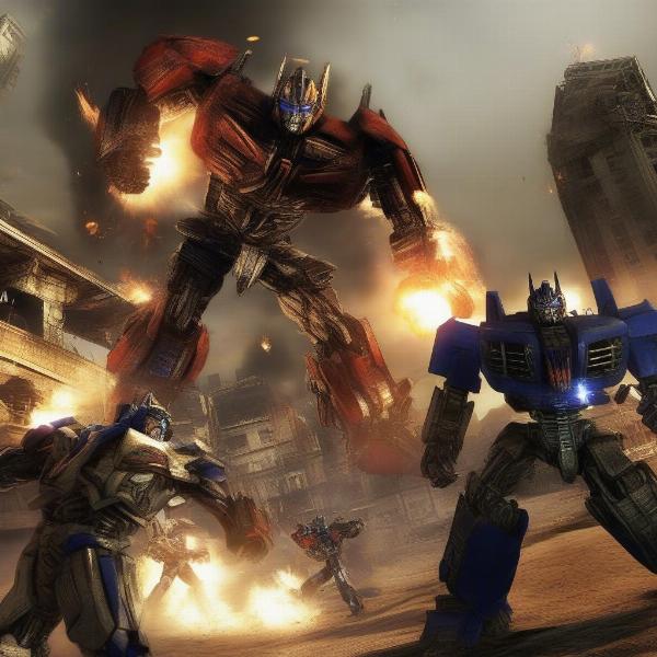 xbox 360 transformers revenge of the fallen intense combat