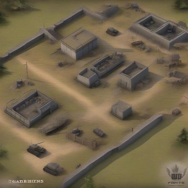 RTS Game Fortification Structures