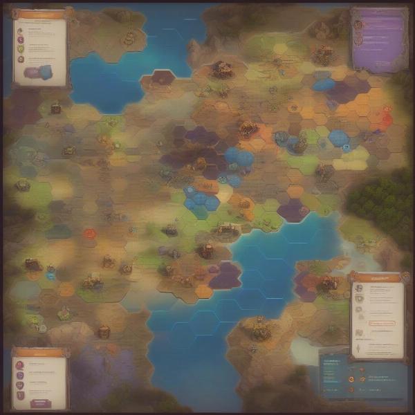 turn-based strategy map