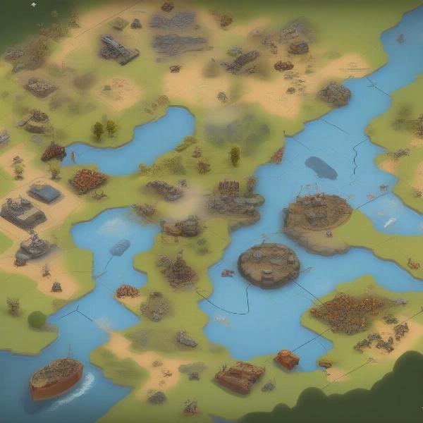 turn based strategic map view