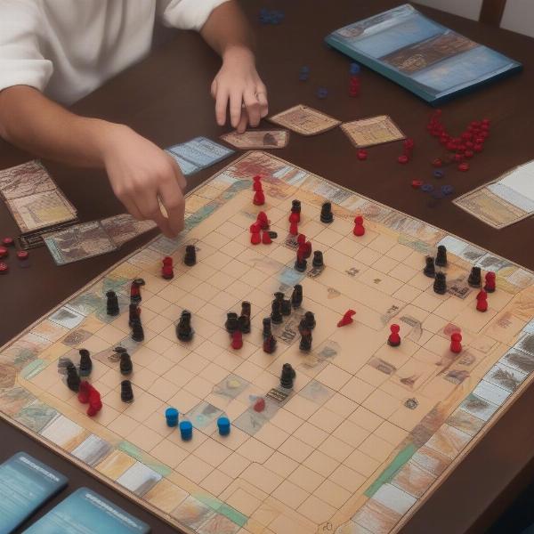 two person game board setup