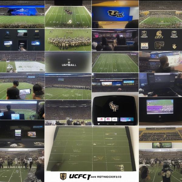different devices streaming a ucf football game