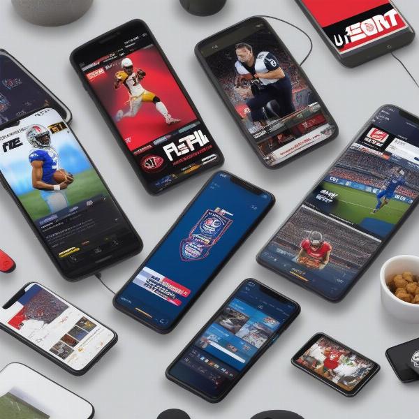 UFL Streaming Mobile Devices