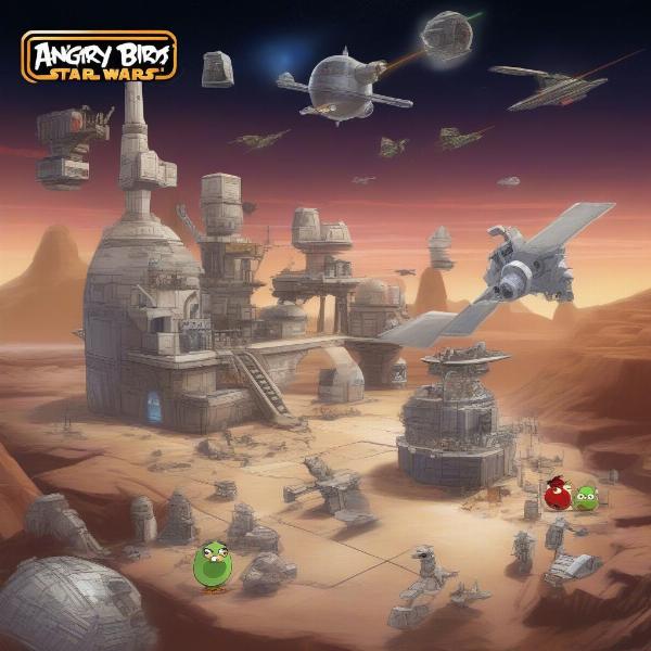 Angry Birds Star Wars gameplay