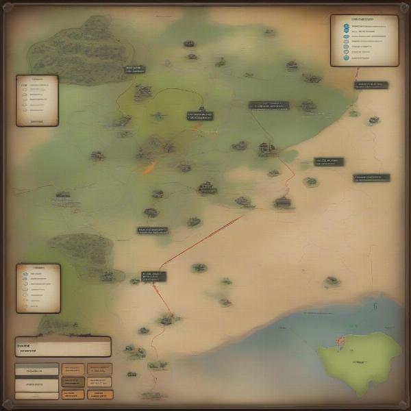 tactical map view of unblocked war game