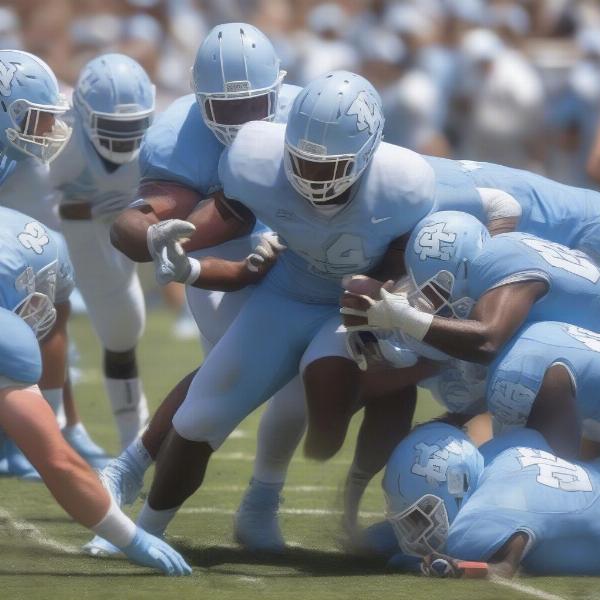 unc defense spring game