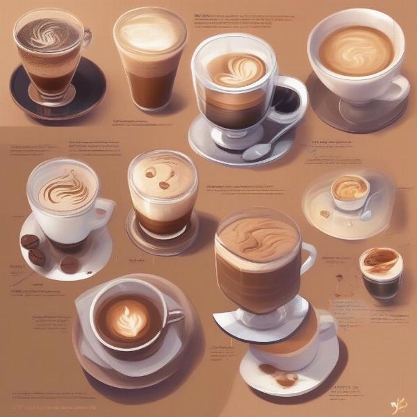 Creative Coffee Recipes in Virtual Game