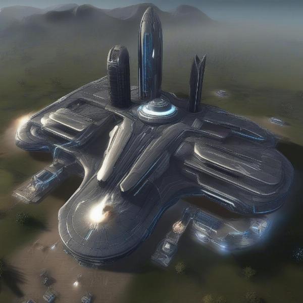 Universe at War game Novus base