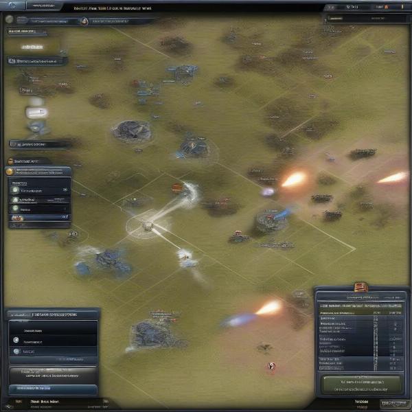 Universe at War game tactical view