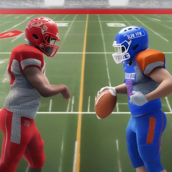 unlv and boise state football players face off on the field a detailed comparison 