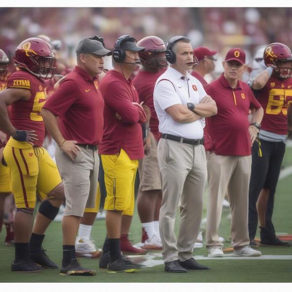 usc-oregon-sideline-strategizing