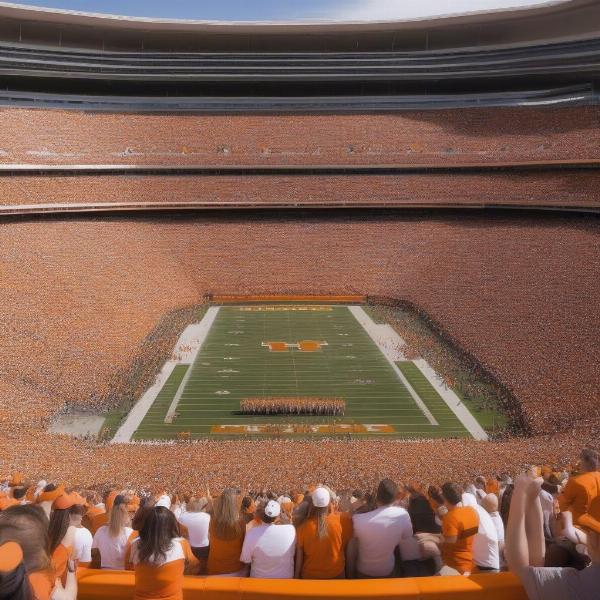 ut football game atmosphere 