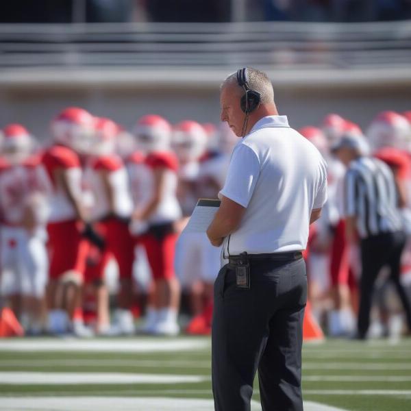 utah-football-coach-on-sideline-strategizing