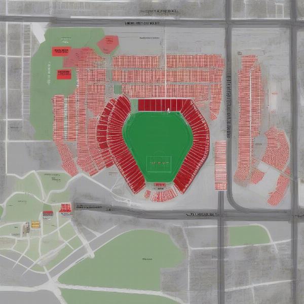 university of utah football parking map
