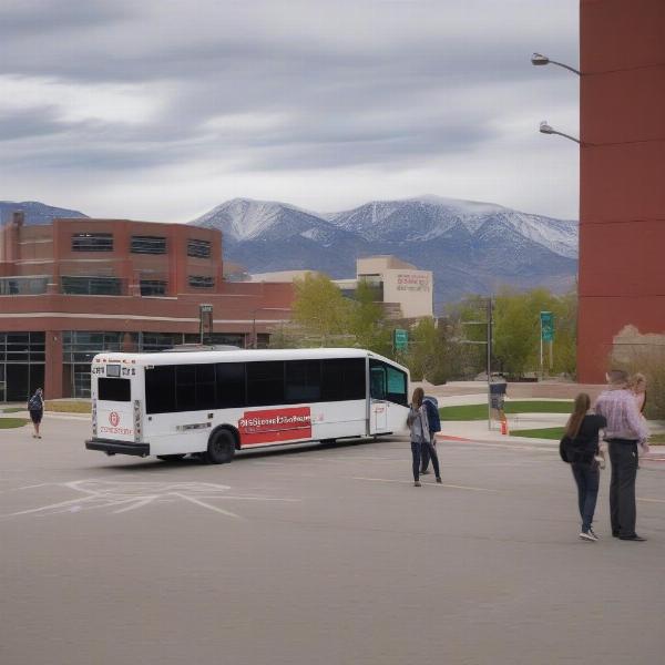 university of utah shuttle bus at game