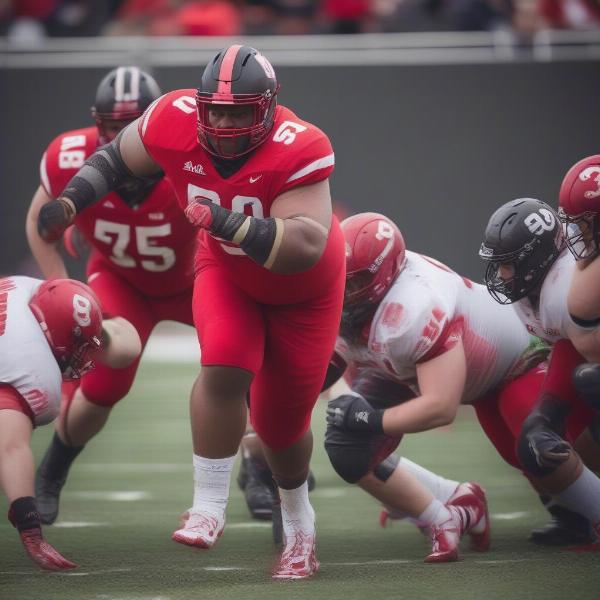 utah-football-spring-game-2024-defensive-line-pressure