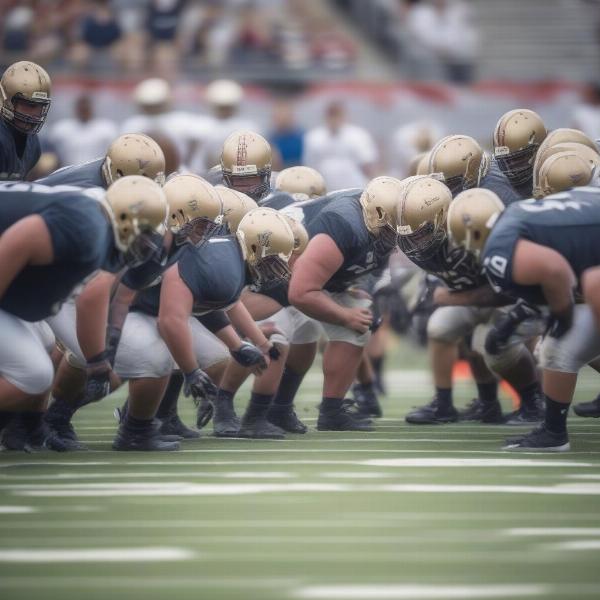 utah-football-spring-game-2024-offensive-line-running-play