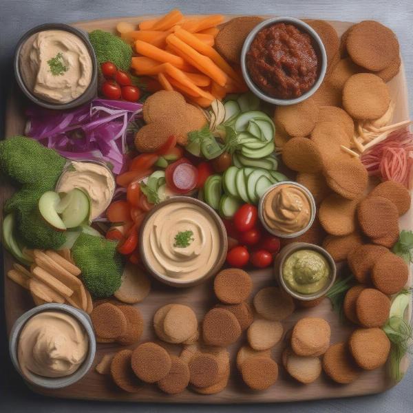 Vegan Game Day Platter