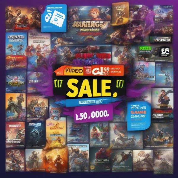 Video Game Sale Event Banner