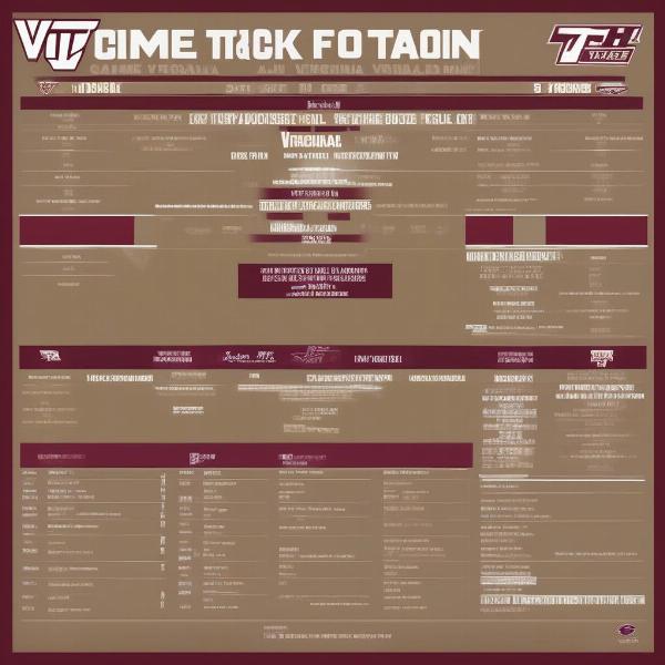 virginia tech football schedule graphic