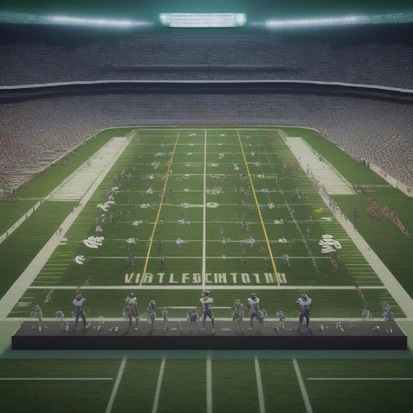 virtual football game gridiron players