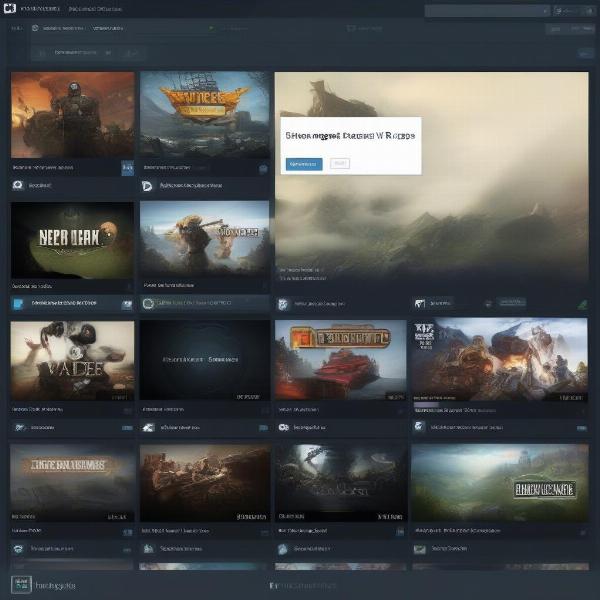 Steam VR games interface showing free options