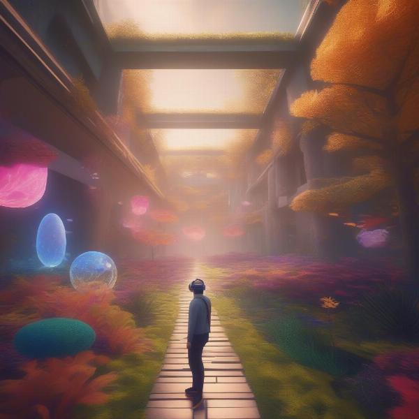 Exploring Virtual Worlds in VR