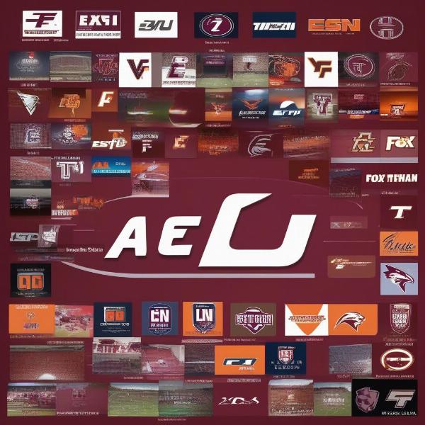 Virginia Tech football TV channels logo