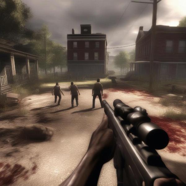 Walking Dead Survival action game combat scene