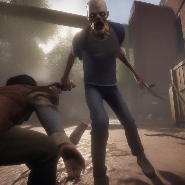 walking dead saints and sinners vr combat