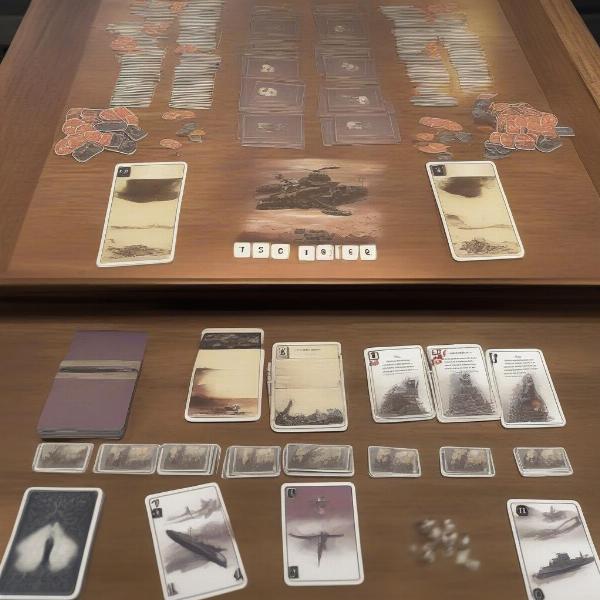 war card game setup