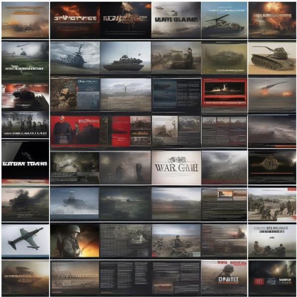 A selection guide for war game documentaries