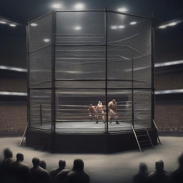 war games steel cage match format