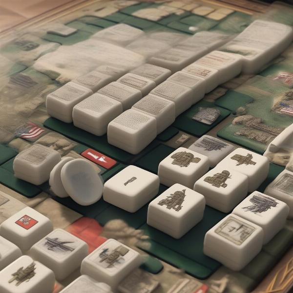 war mahjong gameplay